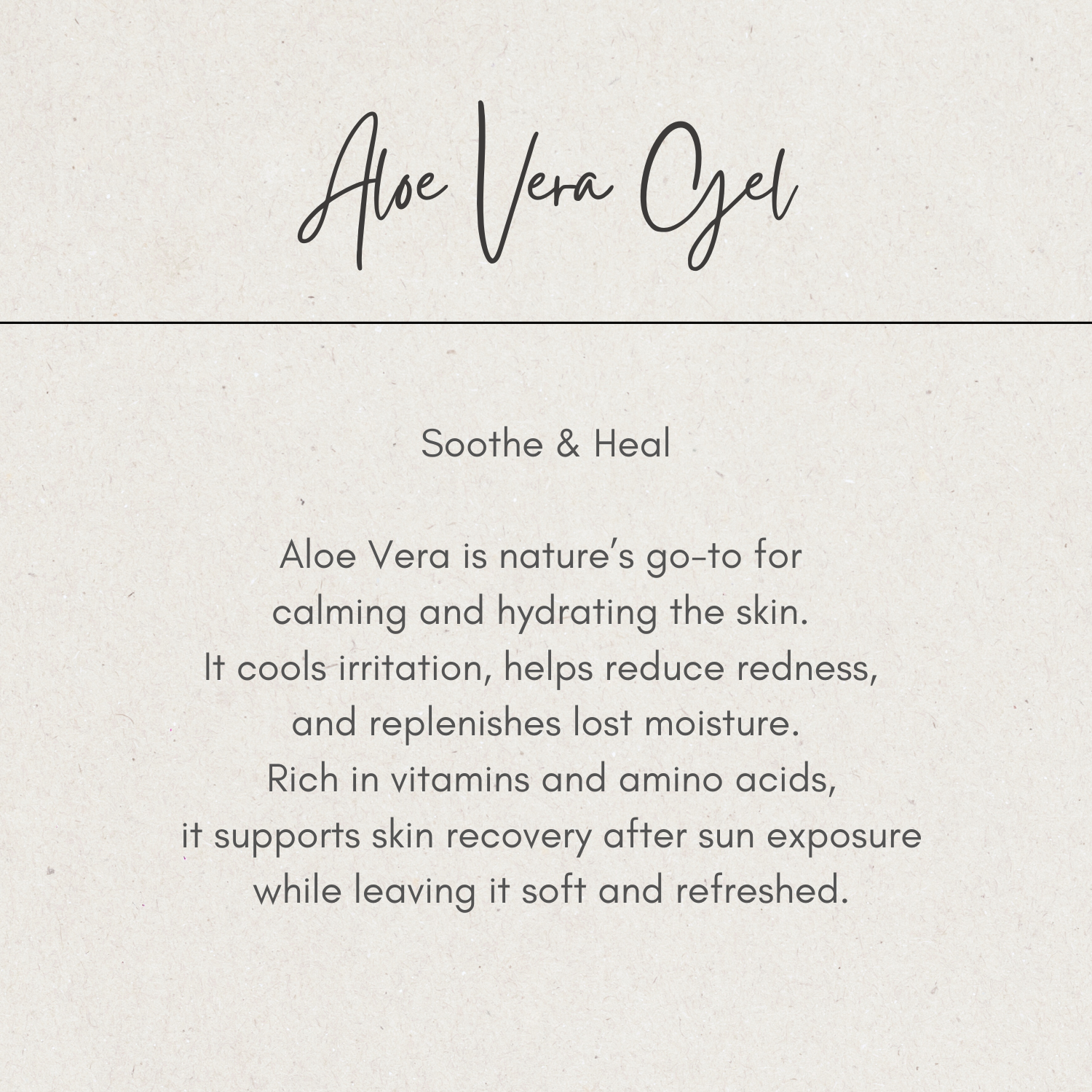 Natural Hydrating Lotion for Dry Skin - Skincare for Sun-Exposed, Dry & Sensitive Skin